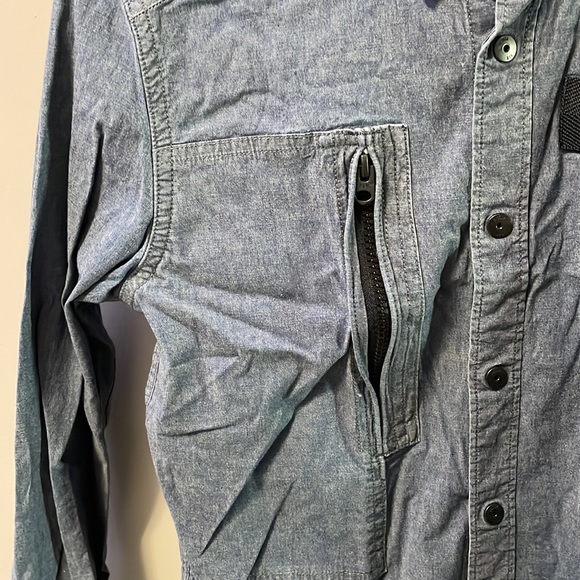 G-Star Raw Button Up Military Cargo Style Shirt - Picture 3 of 11